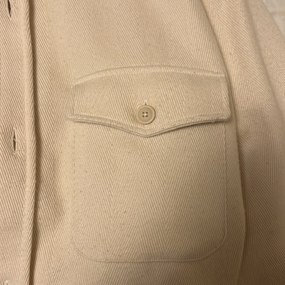 Zara Large beige Flannel - Picture 3 of 4